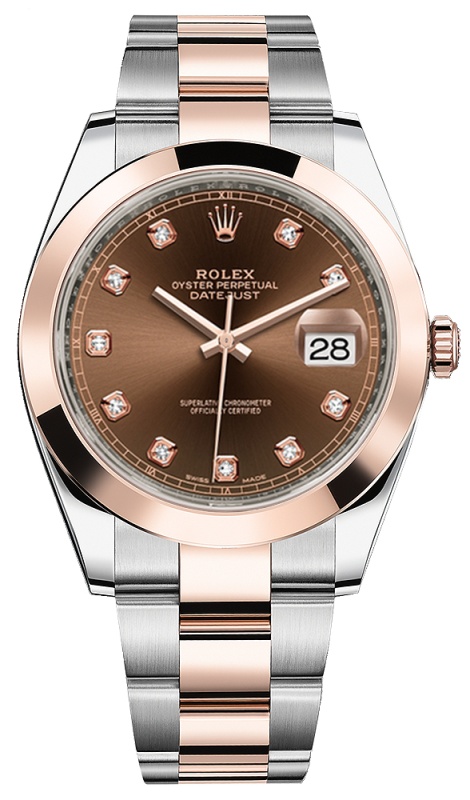 Rolex Datejust 41mm Steel and Everose Gold 126301