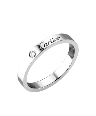 Кольцо Cartier C de Platinum wedding band CRB4051357