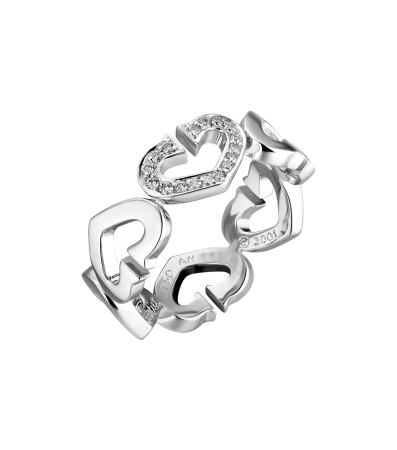 Кольцо Cartier Hearts and Symbols White Gold