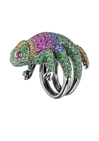 Кольцо Boucheron Collection Of Animals Chameleon Ring JR00027