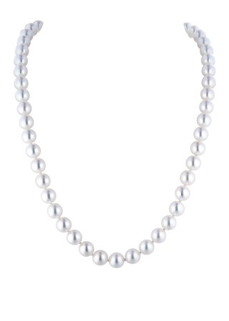 Колье Mikimoto Princess Akoya Pearl 8.5mm & Diamonds & Sapphire