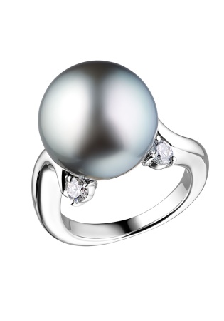 Кольцо Mikimoto Black South Sea Pearl 14.5 mm Classic Ring