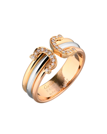 Кольцо Cartier C De Tricolor Ring